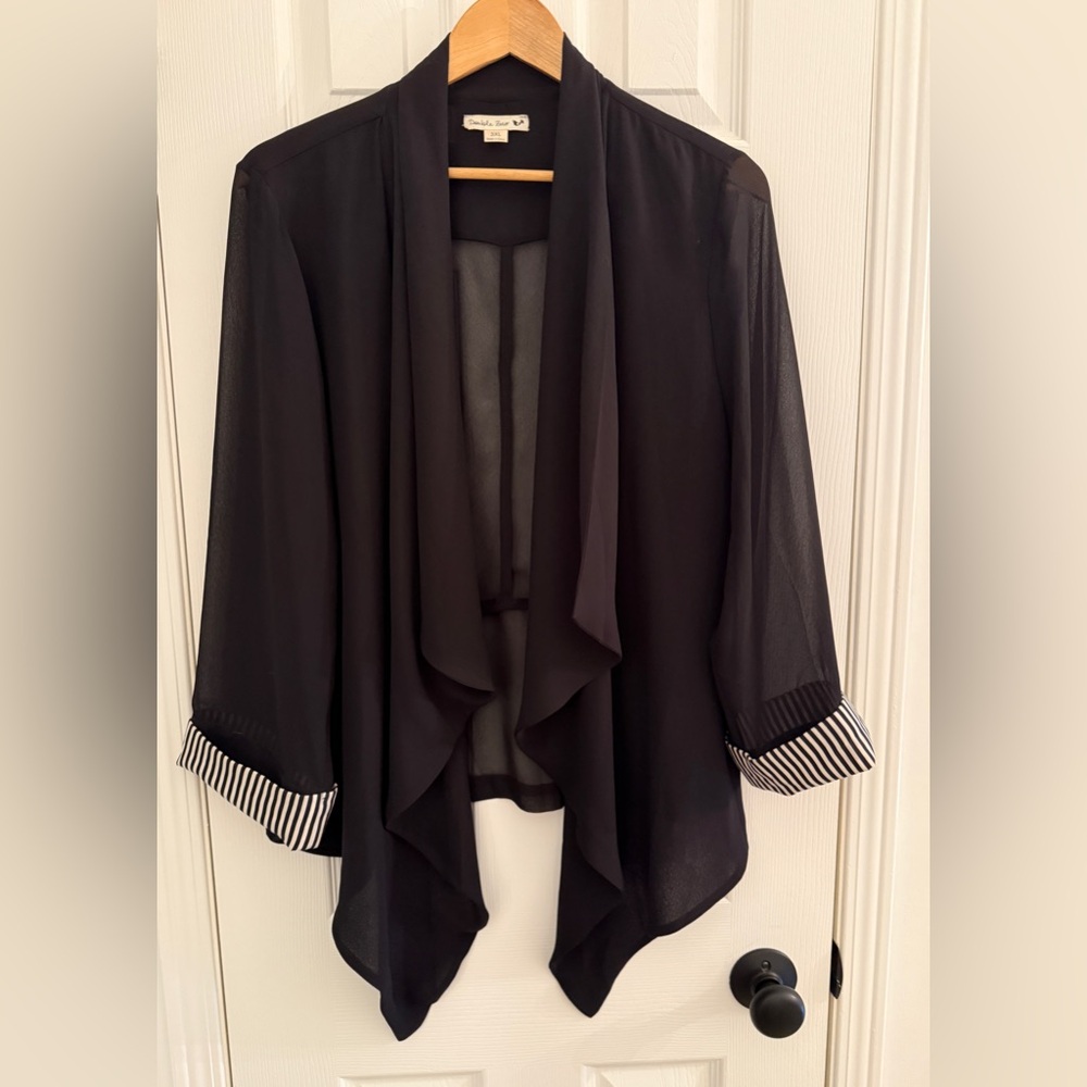 Double Zero Sheer Jacket Style Top